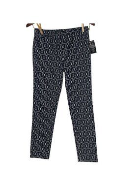 Lauren Ralph Lauren Chain Link Equestrian Pants Sz 4 Preppy Old Money Navy Blue